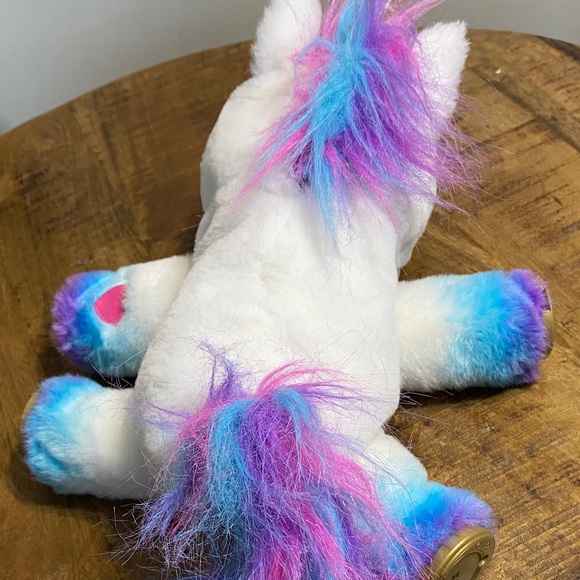 Magical Unicorn Plush Toy - White and Purple - Picture 2 of 4